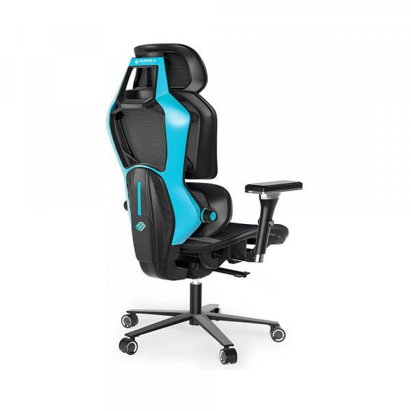 Eureka Ergonomic TYPHON Gaming Chair Blue  